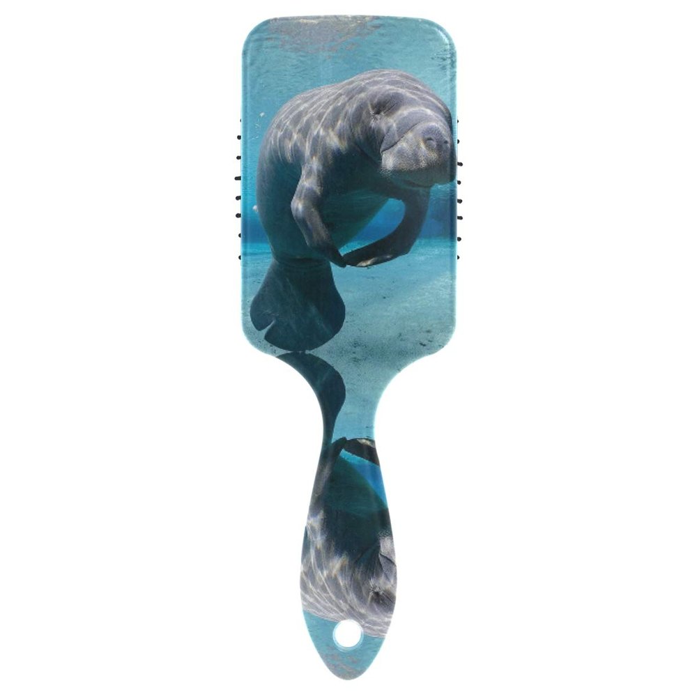 Linomo Manatee Air-Cushion Massage Comb for Women and Children, Nylon Bristles for Wet, Dry and Curly Hair