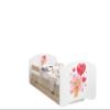 Happy Babies Double-Sided Toddler Bed with Drawer, Light Pear (Bear with Balloons, 190/90) view 1