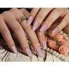 BBTO 72 Nude Pink Matte Coffin False Nails with Glue and Tools view 4