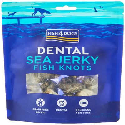 Fish4Dogs Dental - Sea Jerky Fish Knots - 100 g
