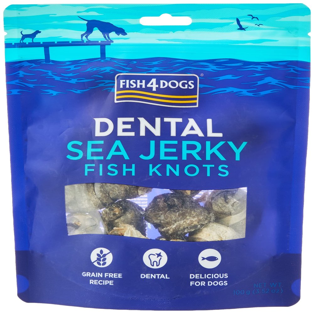 Fish4Dogs Dental - Sea Jerky Fish Knots - 100 g