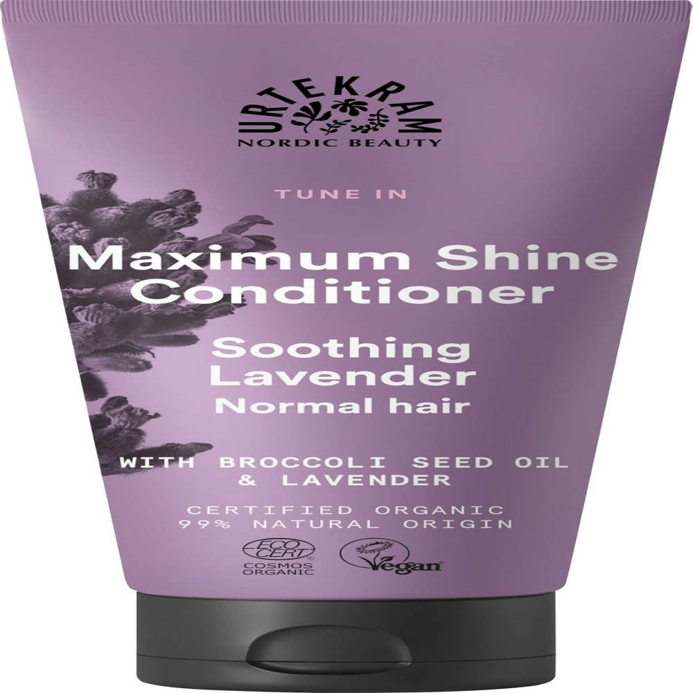 Urtekram Lavender Conditioner – Soothing, Moisturizing, Vegan, 180 mL / 6 fl oz (1 Pack)