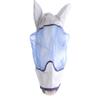 Bucas Buzz-Off Deluxe 100/XXXS Fly Mask with Ears, Blue view 3