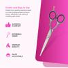 Professional Hairdressing Scissors, 5.5 in, 100% Stainless Steel view 3