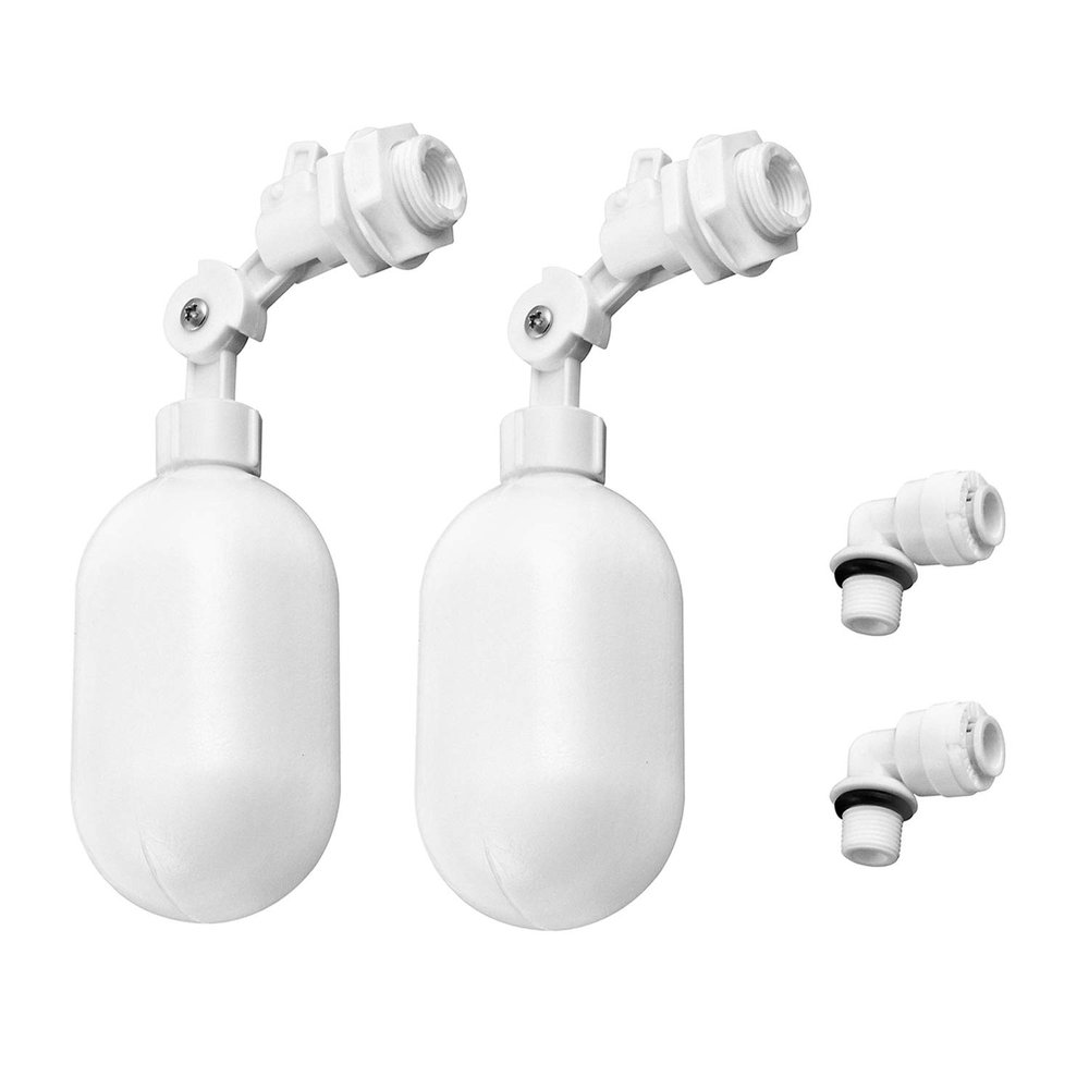 QWORK 2-Pack Plastic Float Valve