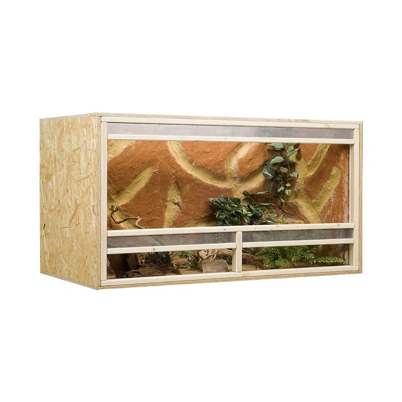 OSB Wood Terrarium 150 x 60 x 80 cm with Front Ventilation