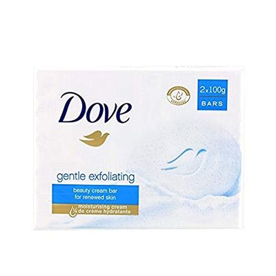 Dove 3-Pack – Gentle Exfoliating Bar Soap – 2 x 100 g
