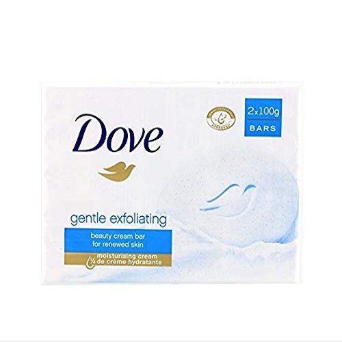 Dove 3-Pack – Gentle Exfoliating Bar Soap – 2 x 100 g