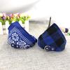 Newtensina 2-Pack Plaid Dog Bandana - Blue - L view 2