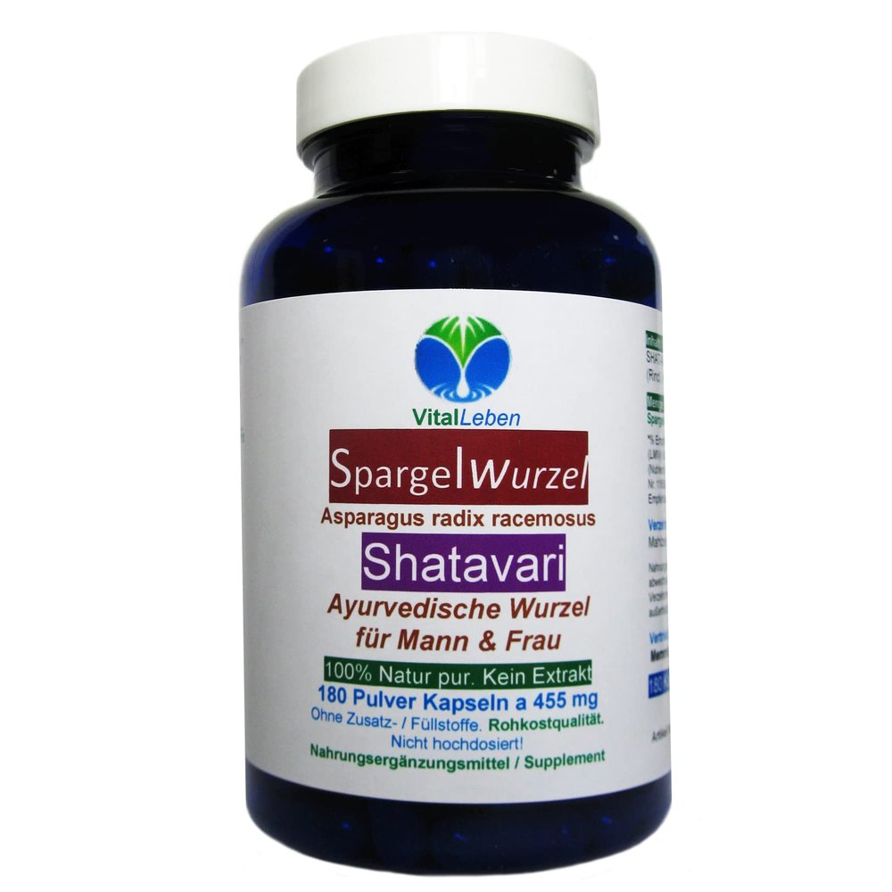 Shatavari Asparagus Root Powder, 180 Capsules