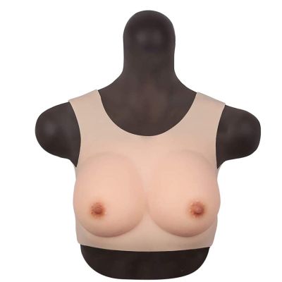 AFYH Realistic Silicone Breast Form, B Cup, Color 3, for Crossdressing