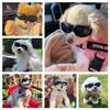 PETLESO Dog Sunglasses - Waterproof UV Protection for Small Dogs/Cats - Black view 2