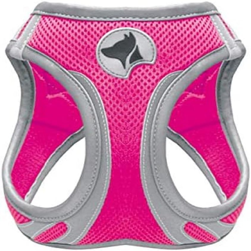 Croci Hiking Reflective Dog Harness, XS, Fuchsia