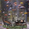 Tnfeeon Resin Aquarium Shipwreck Ornament and Hideout view 2