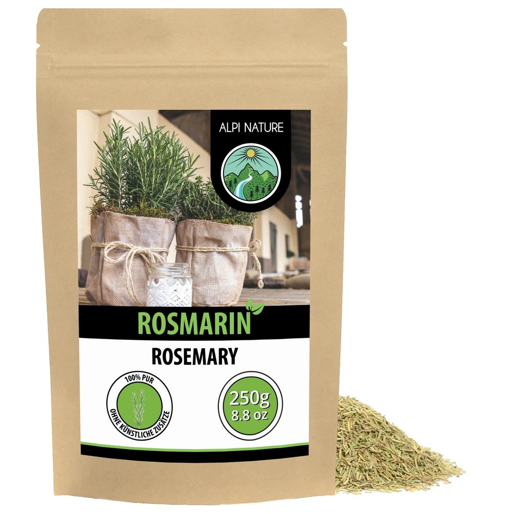 Alpi Nature Dried Rosemary 250 g, Rubbed Rosemary Leaves