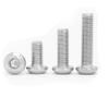 304 Stainless Steel Button Head Hex Socket Screw, M5 x 6 (20 Pieces) view 2