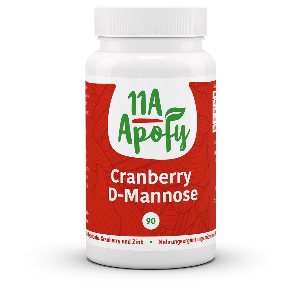 Cranberry D-Mannose Capsules with Zinc and L-Methionine, 90 Capsules