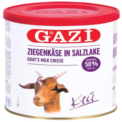 Gazi Goat Cheese in Brine, 2 x 400 g Metal Tins