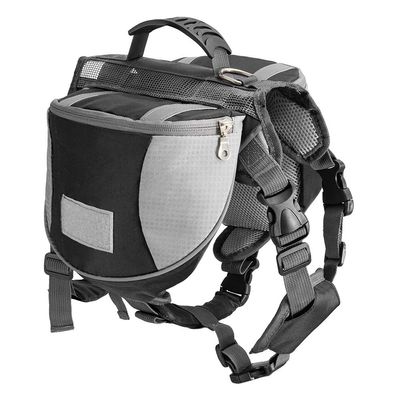 Less bad Lifeunion Adjustable Dog Backpack, Size M, Black