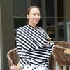 Mengmiao Multifunctional Nursing Cover, Baby Car Seat Cover, Soft Nursing Scarf, Black #2, 34 x 70 x 70 cm view 2