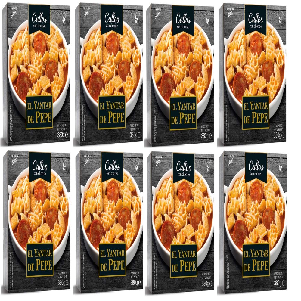 Yantar de Pepe Tripe with Chorizo, 380 g, Pack of 8