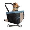 Kurgo Rover-Style Dog Car Seat for Small Dogs and Puppies Under 30 lb, Black/Blue view 1