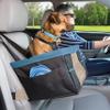 Kurgo Rover-Style Dog Car Seat for Small Dogs and Puppies Under 30 lb, Black/Blue view 4