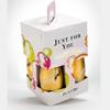 JustBe Gift Set with 4 JustBe Gold Piccolos – Sparkling White Wine view 1