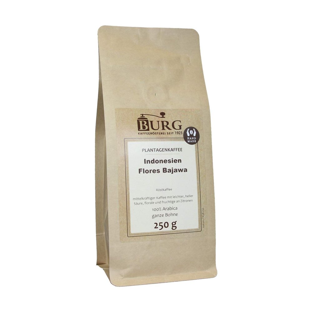 BURG Indonesia Flores Bajawa Coffee, 250 g, Whole Bean