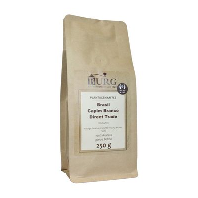 BURG Brasil Capim Branco Ismael Andrade Coffee, 1,000 g, Medium Ground