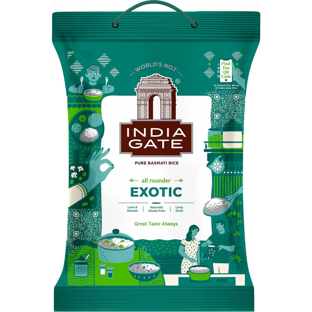 INDIA GATE - Exotic Basmati Rice - 1 x 5 kg
