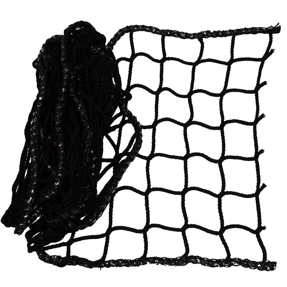 NAKAN Black Safety Net for Children and Pets, Balcony and Stair Railing Net, 0.9 x 5 m (2.9 x 16 ft)