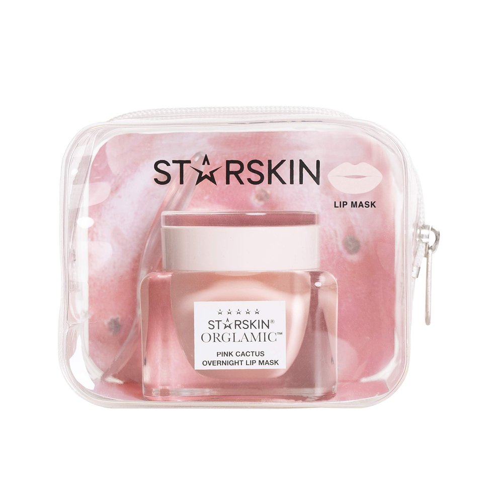StarSkin OrGLAMIC Pink Cactus Overnight Lip Mask, 15 ml