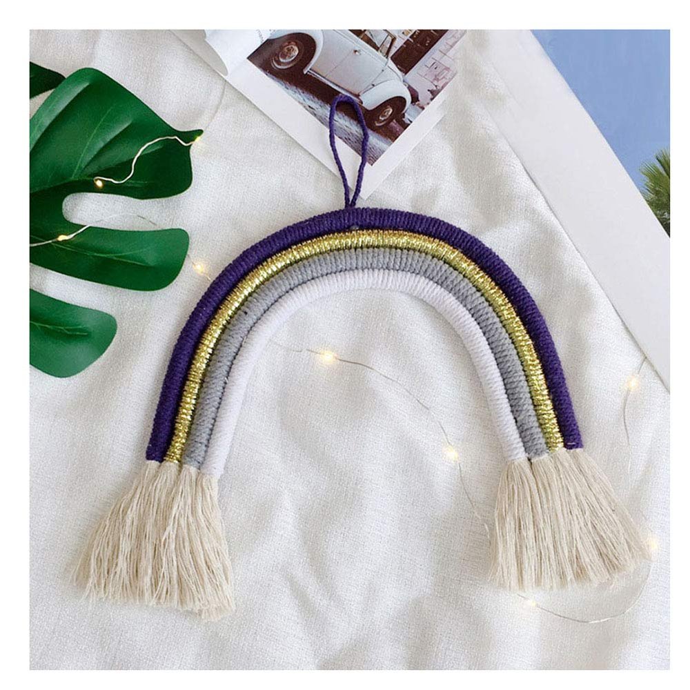 Rainbow Hanging Decoration, Boho Nursery Decor, 49, One Size