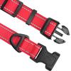 Joytale Dog Collar, Padded Neoprene Nylon Adjustable Collar for Medium Dogs, Soft and Reflective, M, Red view 3