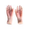 AFYH Realistic Silicone Female Mannequin Hands for Manicures, Watches, Rings, Gloves and Bracelets, C: Two Hands view 1