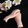 AFYH Realistic Silicone Female Mannequin Hands for Manicures, Watches, Rings, Gloves and Bracelets, C: Two Hands view 4