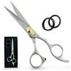 Ontaki 6.5-Inch Hair Cutting Scissors, Japanese Steel Barber Shears, Silver view 1