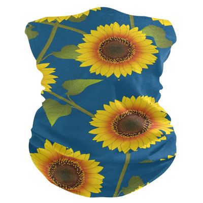 hengpai Women's Neck Gaiter, Face Mask, Balaclava, Bandana, Sunflower, One Size, Multicolor 6