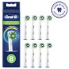 Oral-B CrossAction Replacement Brush Heads with CleanMaximiser Technology, 8 Count view 2