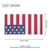hengpai Women's Neck Gaiter, Face Mask, Balaclava, Bandana, USA Flag, One Size, Multicolor view 2