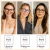 Madison Avenue Blue Light Blocking Glasses for Women, Oversized Computer Gaming Glasses, Metal Hinges, Non-Prescription (Tortoiseshell) view 3