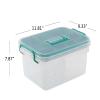 Dehouse First Aid Storage Box, Plastic, White view 2