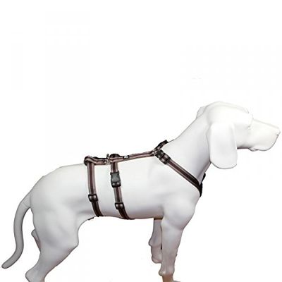 Feltmann NoExit Escape-Proof Dog Harness, Brown Pattern, 60–80 cm, 25 mm