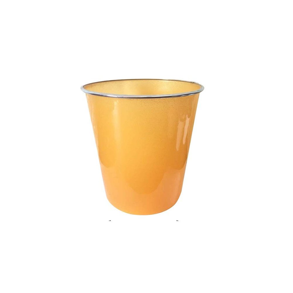 JSY Simple Plastic Trash Can Without Lid with Press Ring