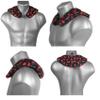 Rapeseed Neck Pillow with Chambers, Cherry-Black view 3