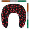 Rapeseed Neck Pillow with Chambers, Cherry-Black view 4