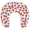 Flaxseed Neck Pillow with Chambers - Cherry-White view 1