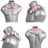 Flaxseed Neck Pillow with Chambers - Cherry-White view 2