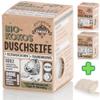 Organic Coconut Shower Soap with Soap Saver Pouch, Plastic- and Palm Oil-Free view 1